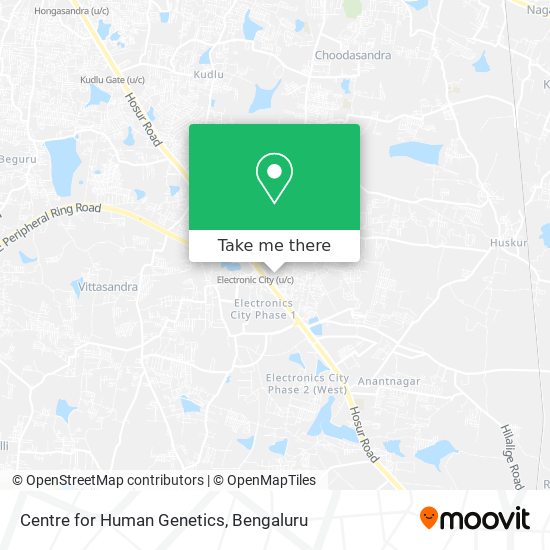 Centre for Human Genetics map