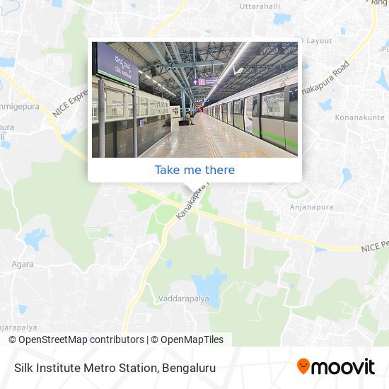 Silk Institute Metro Station map
