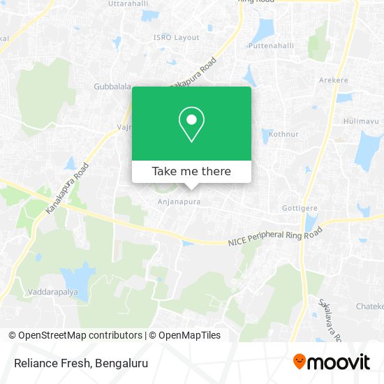 Reliance Fresh map