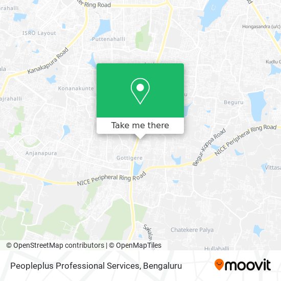 Peopleplus Professional Services map