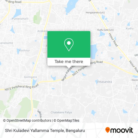Shri Kuladevi Yallamma Temple map