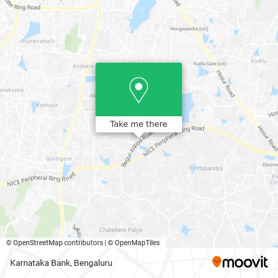 Karnataka Bank map