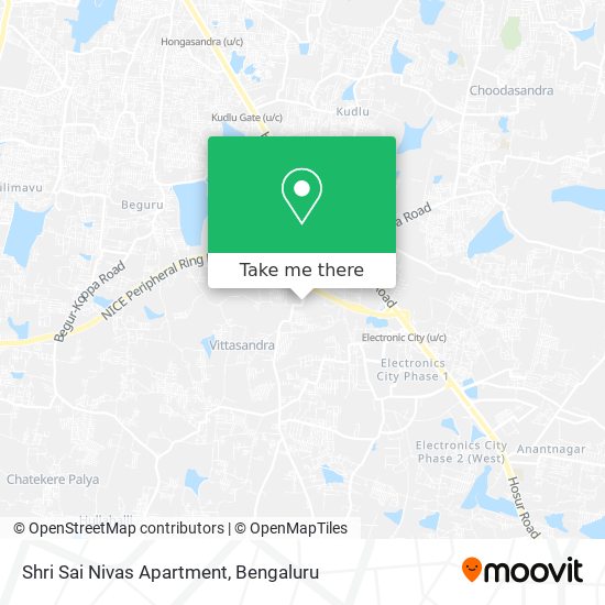 Shri Sai Nivas Apartment map