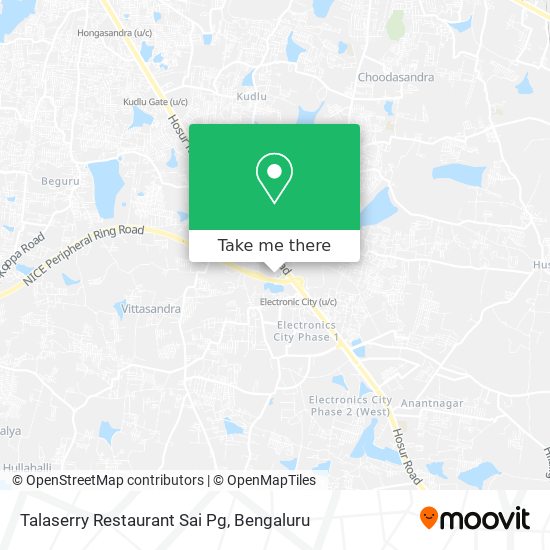 Talaserry Restaurant Sai Pg map