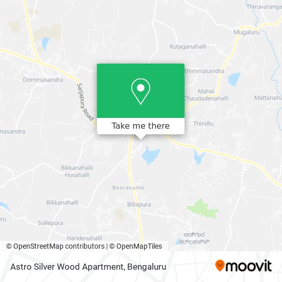 Astro Silver Wood Apartment map