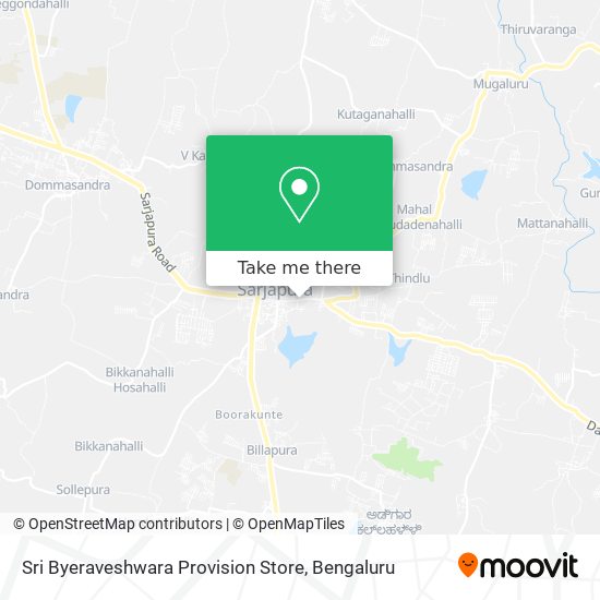 Sri Byeraveshwara Provision Store map