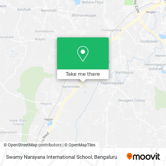 Swamy Narayana International School map