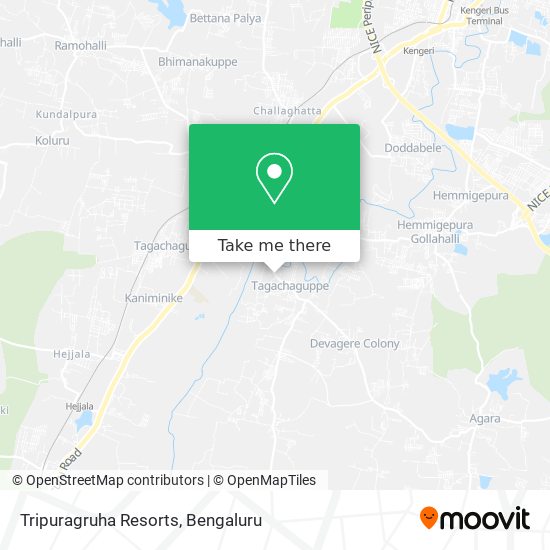 Tripuragruha Resorts map