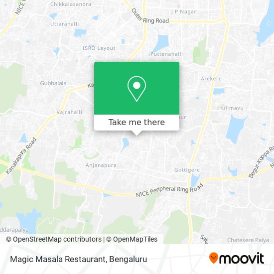 Magic Masala Restaurant map