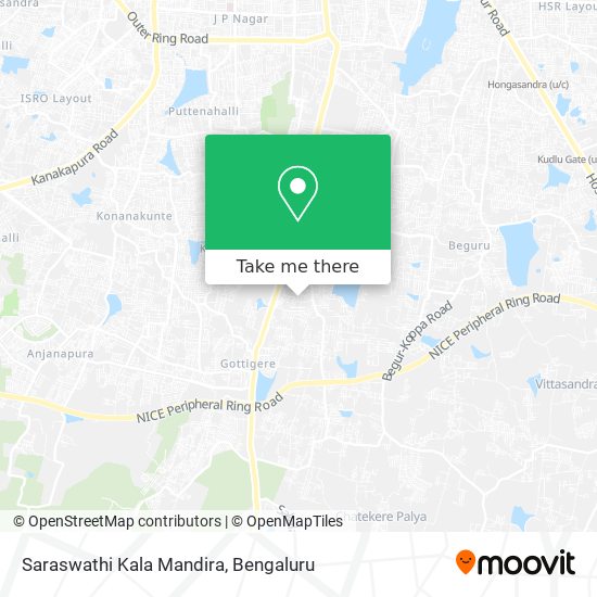 Saraswathi Kala Mandira map