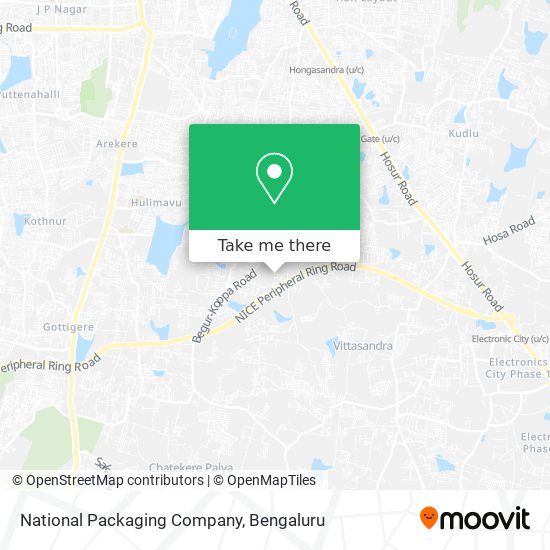 National Packaging Company map