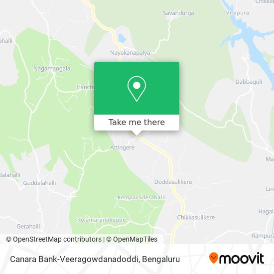 Canara Bank-Veeragowdanadoddi map