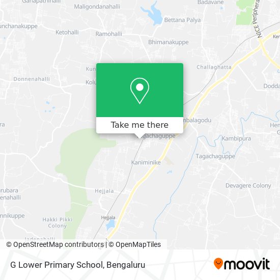 G Lower Primary School map