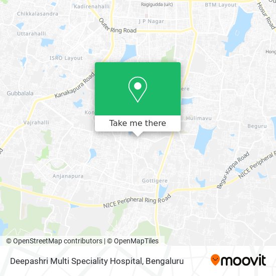 Deepashri Multi Speciality Hospital map