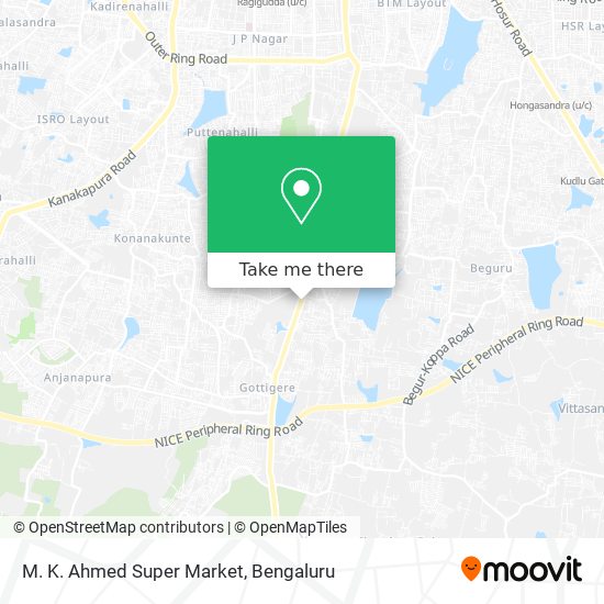 M. K. Ahmed Super Market map