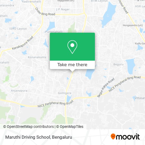 Maruthi Driving School map
