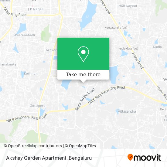 Akshay Garden Apartment map