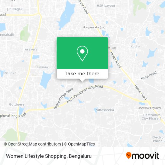 Women Lifestyle Shopping map