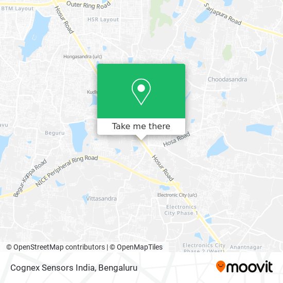 Cognex Sensors India map