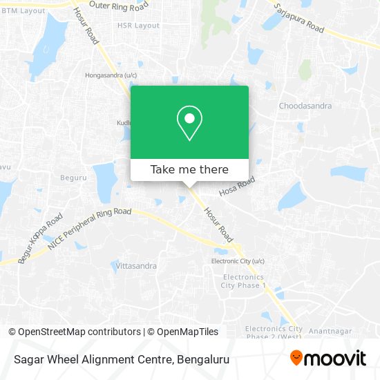 Sagar Wheel Alignment Centre map