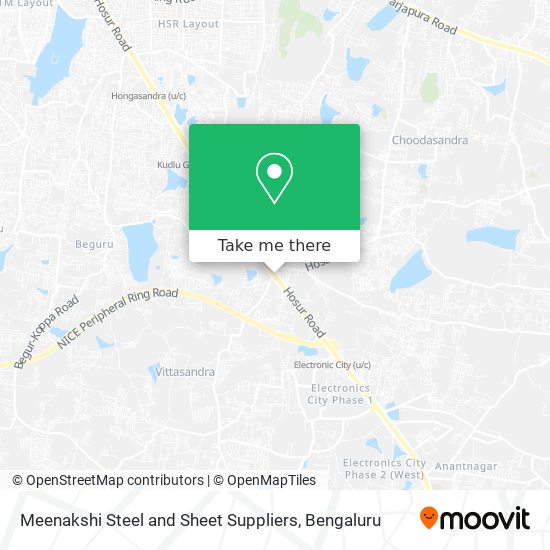 Meenakshi Steel and Sheet Suppliers map