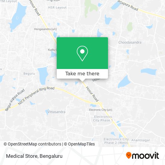 Medical Store map