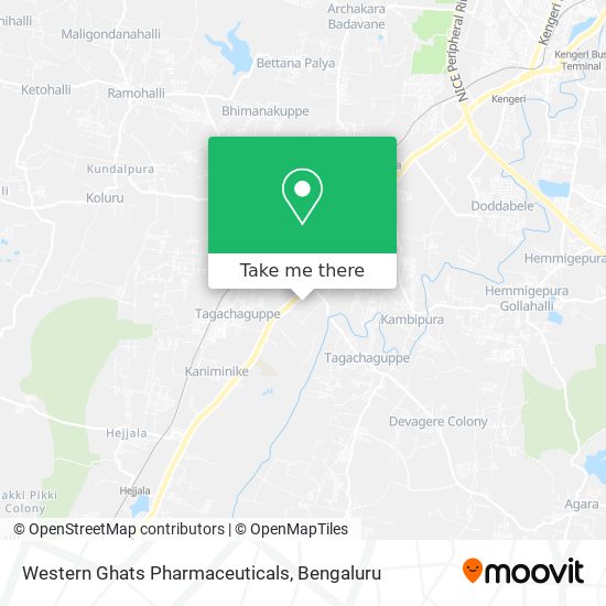 Western Ghats Pharmaceuticals map