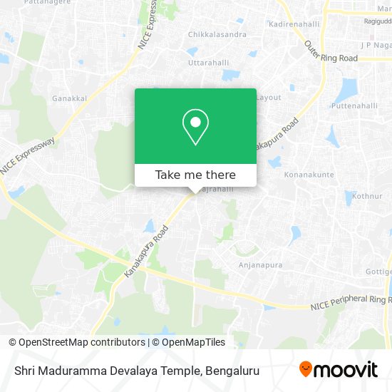 Shri Maduramma Devalaya Temple map