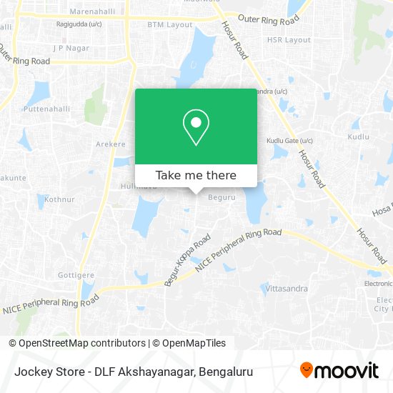 Jockey Store - DLF Akshayanagar map