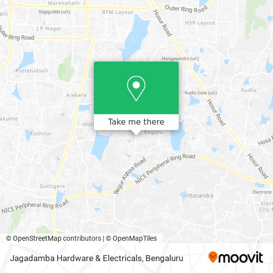 Jagadamba Hardware & Electricals map