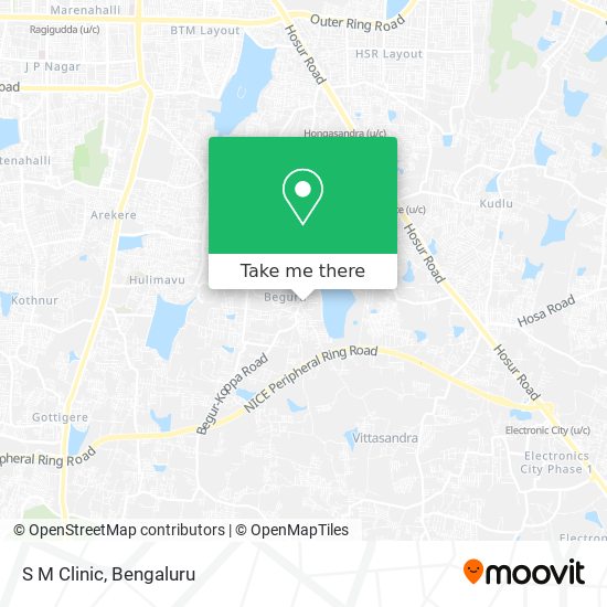 S M Clinic map