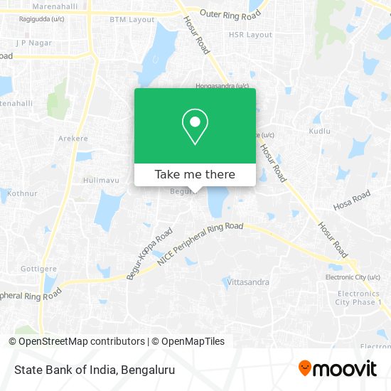 State Bank of India map