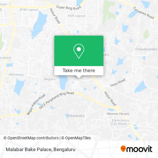 Malabar Bake Palace map