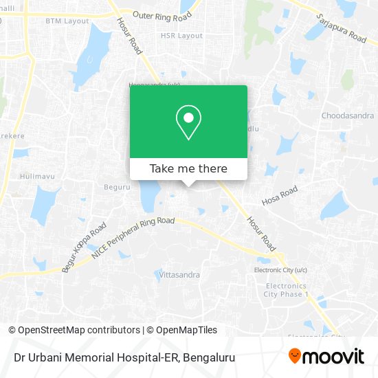Dr Urbani Memorial Hospital-ER map