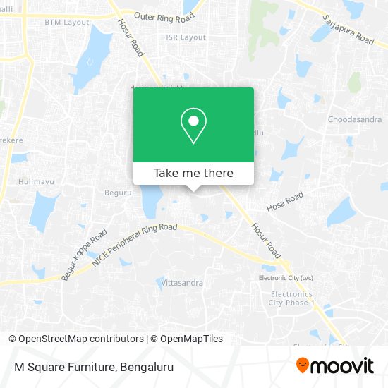 M Square Furniture map