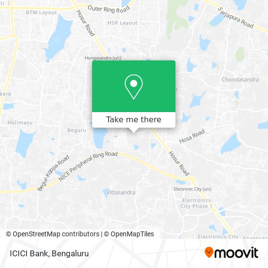 ICICI Bank map