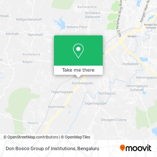 Don Bosco Group of Institutions map