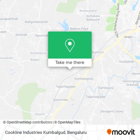 Cookline Industries Kumbalgud map