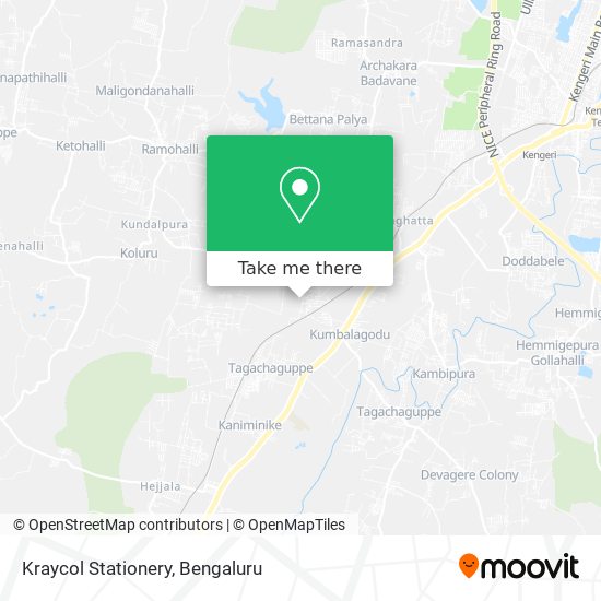 Kraycol Stationery map