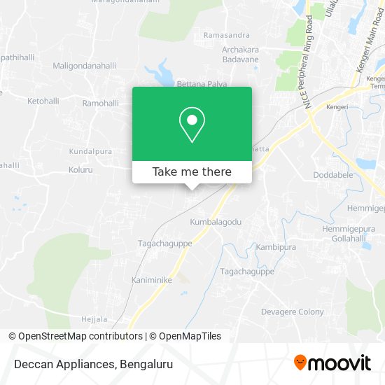 Deccan Appliances map