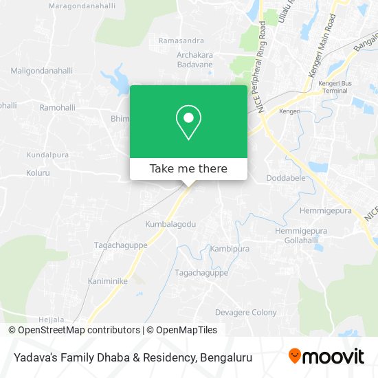 Yadava's Family Dhaba & Residency map