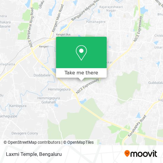 Laxmi Temple map