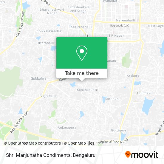 Shri Manjunatha Condiments map