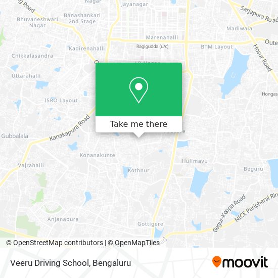 Veeru Driving School map