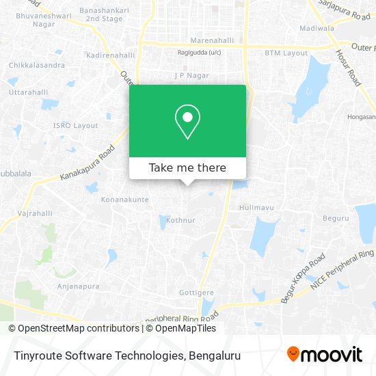 Tinyroute Software Technologies map