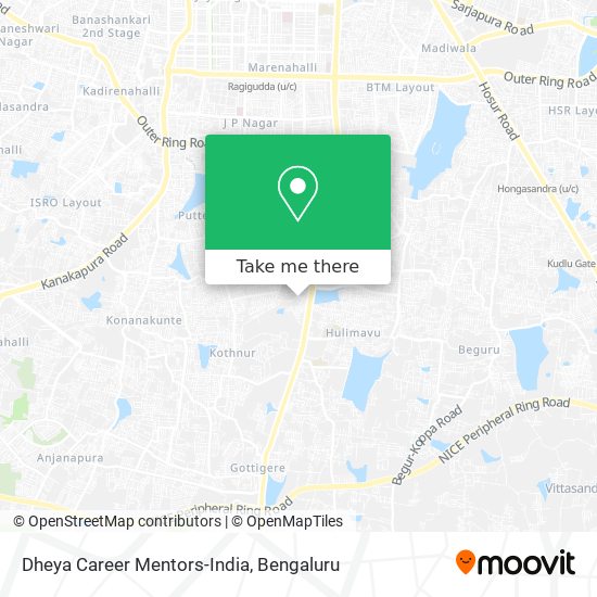 Dheya Career Mentors-India map
