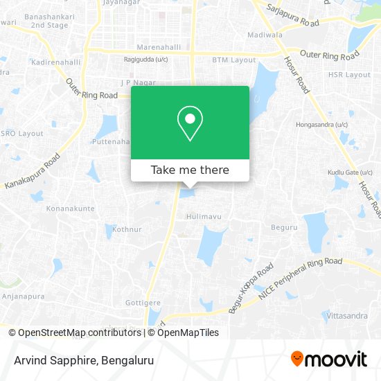 Arvind Sapphire map