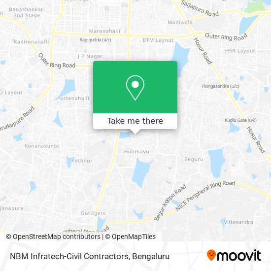 NBM Infratech-Civil Contractors map