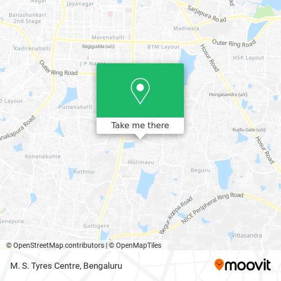 M. S. Tyres Centre map