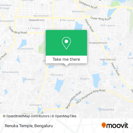 Renuka Temple map